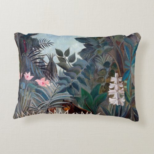 The Equatorial Jungle Decorative Pillow