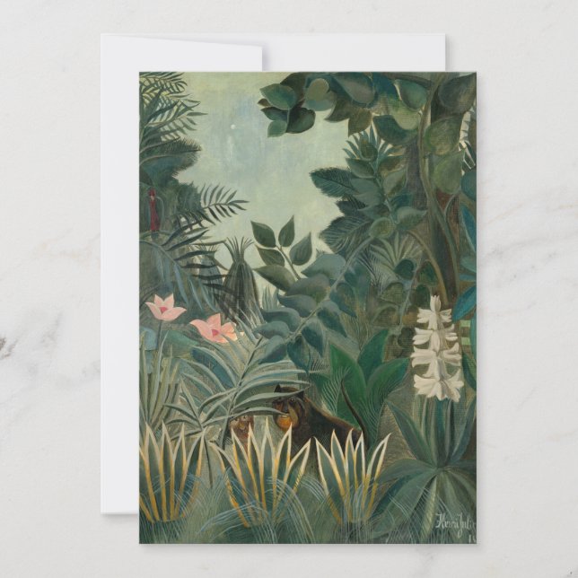 The Equatorial Jungle | Henri Rousseau (Front)