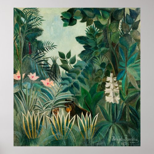 The Equatorial Jungle Poster