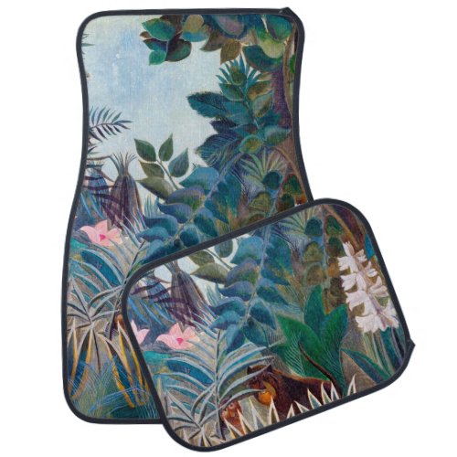 The Equatorial Jungle Rousseau Car Floor Mat