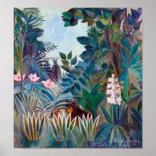 The Equatorial Jungle, Rousseau Poster