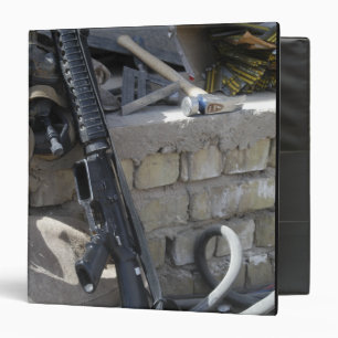 The equipment of a Marine 3 Ring Binder