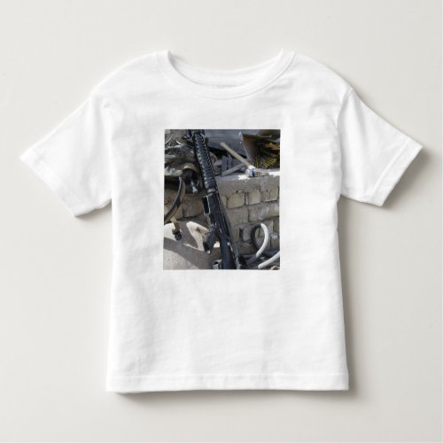 The equipment of a Marine Toddler T_shirt