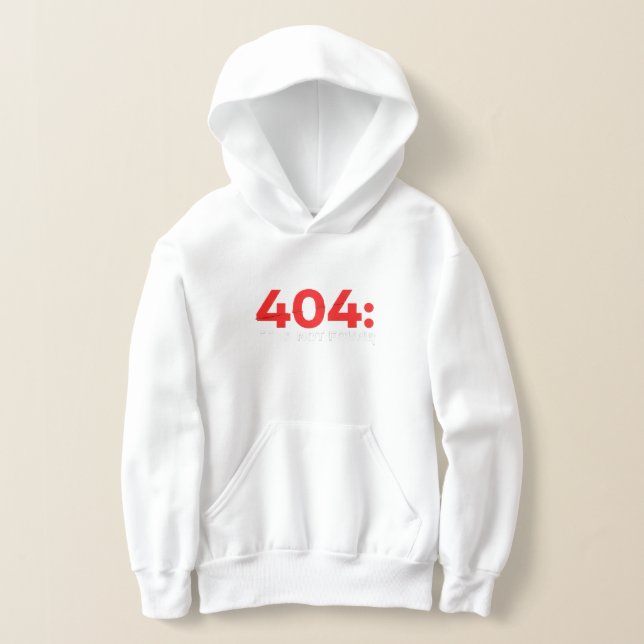 The Error Code That Runs on Confidence Hoodie (Laydown)