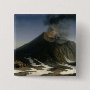 The Eruption of Etna Pinback Button