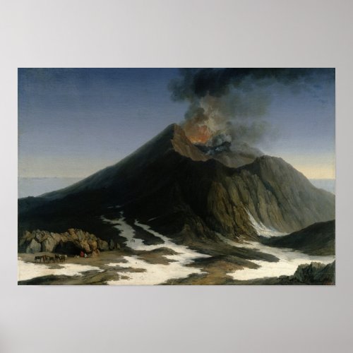 The Eruption of Etna Poster