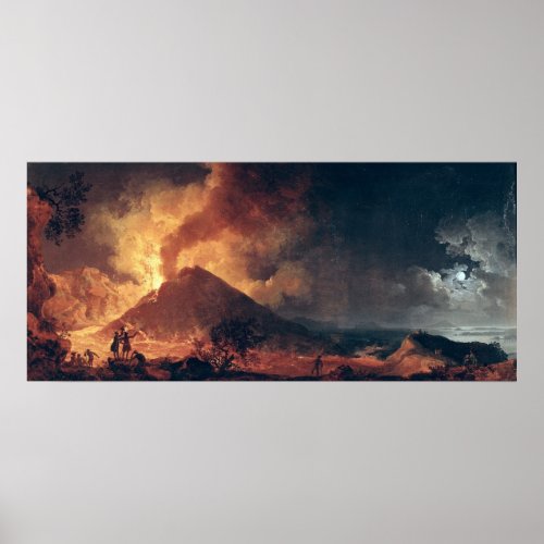 The Eruption of Mount Vesuvius in 1771 Poster