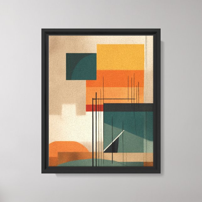 The Essence of Abstraction Canvas Print (Front)