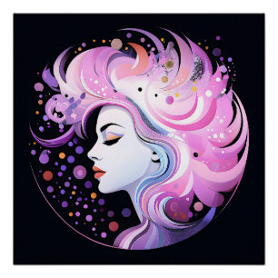 "The Essence of Elegance" Women's Beauty Poster