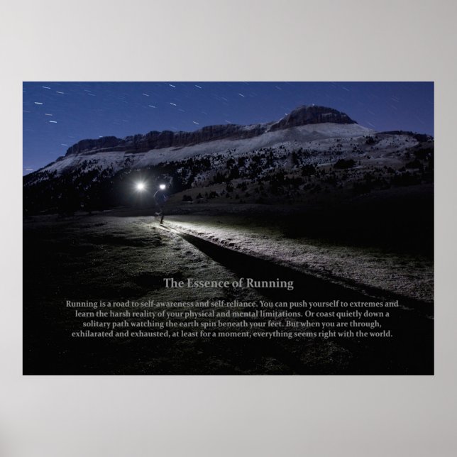 The Essence of Running Poster (Front)