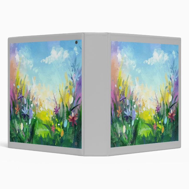 the essence of spring 3 ring binder (Background)