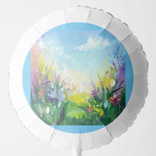 The essence of spring abstract design  balloon
