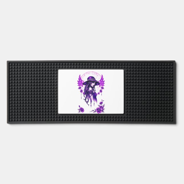 The Essence of Woman: Grace, Strength, and Beauty  Bar Mat (Front)