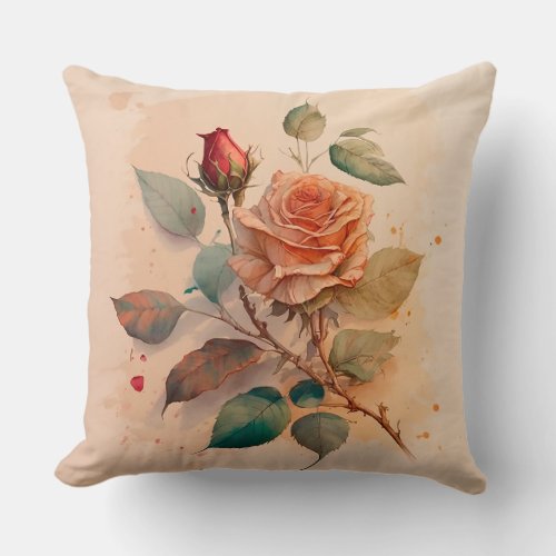 The Eternal Beauty of Roses Pillow