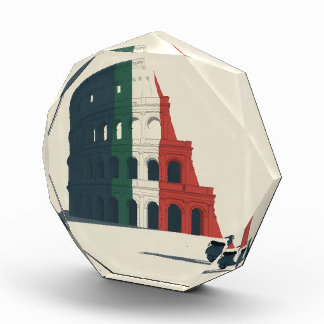 The "Eternal City" Octagonal Acrylic Award