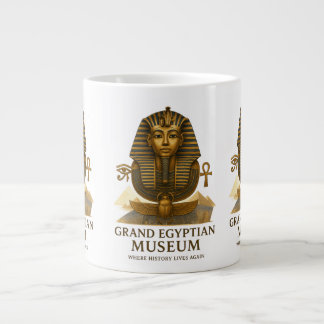 The Eternal Legacy – Grand Egyptian Museum Opening Giant Coffee Mug