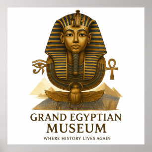 The Eternal Legacy – Grand Egyptian Museum Opening Poster