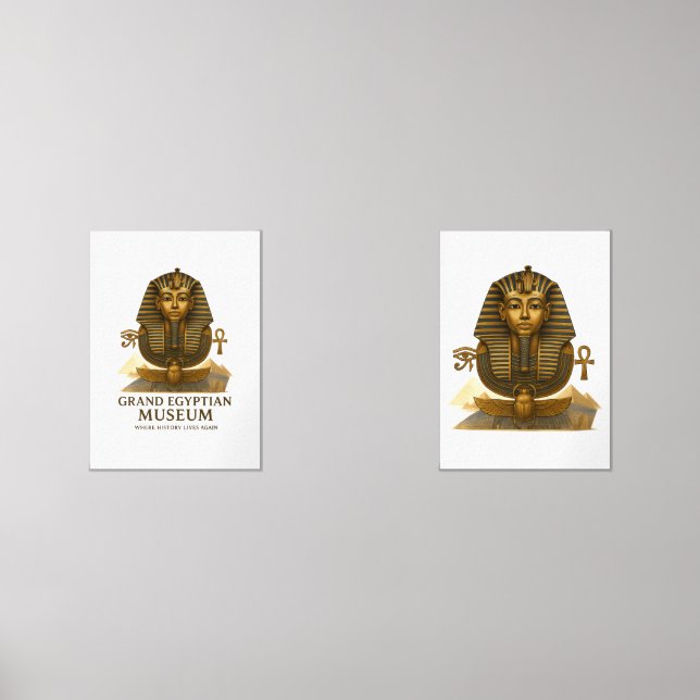 The Eternal Legacy – Grand Egyptian Museum Opening Wall Art Sets (Front)