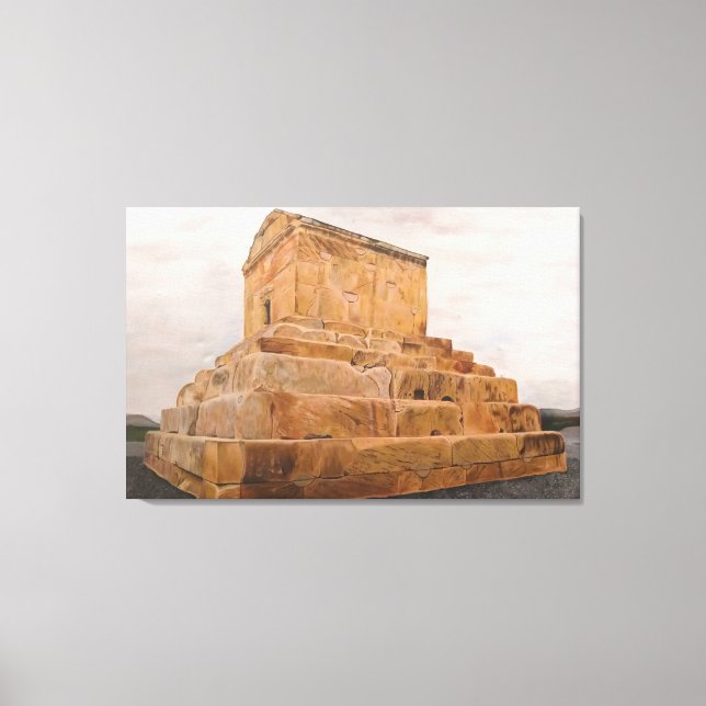 The Eternal Silence of Pasargadae Canvas Print (Front)