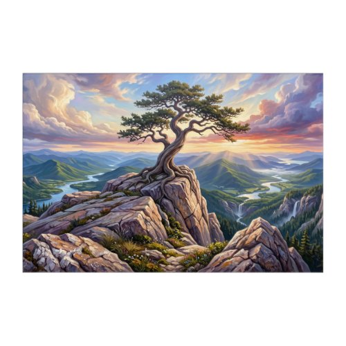 The Eternal Tree of Light Acrylic Print