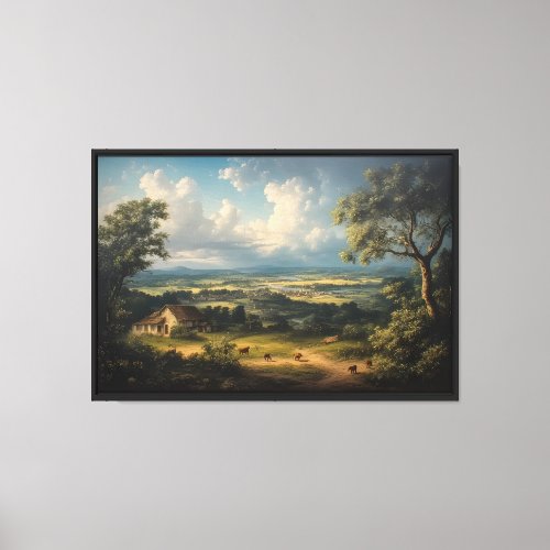 The Eternal Valley Pasture Canvas Print