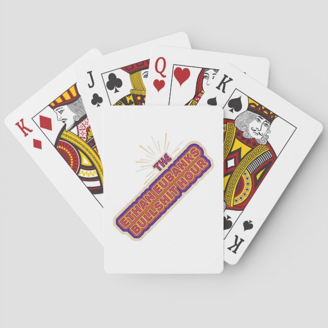 The Ethan Eubanks Hour Official Playing Cards! Poker Cards (Back)