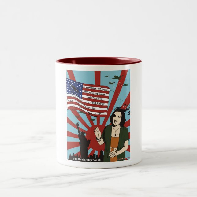 The ''Ethel Merman NYC Pearl Harbor WW2'' Mug (Center)