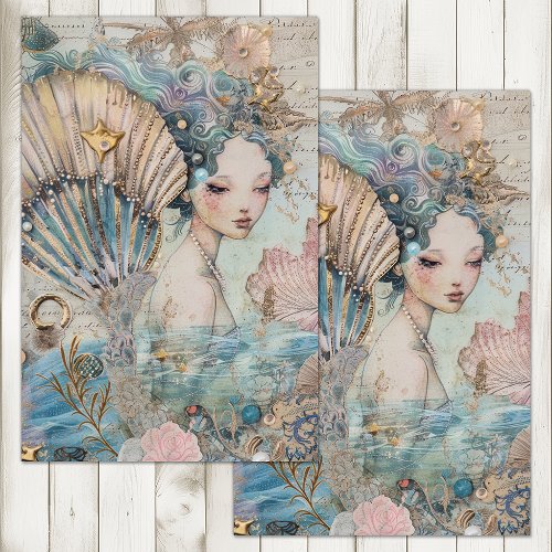 THE ETHEREAL MERMAID DECOUPAGE TISSUE PAPER