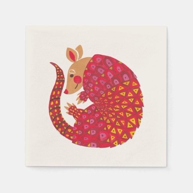 The Ethnic Armadillo Napkins (Front)
