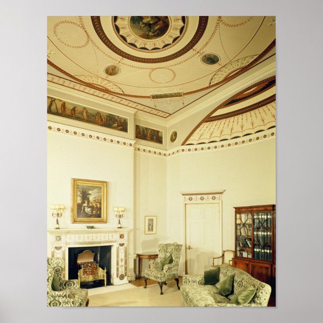 The Etruscan Room designed by Robert Adam Poster (Front)