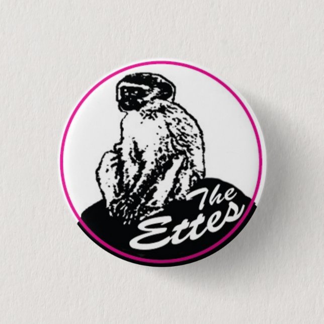 The Ettes Monkey Button (Front)