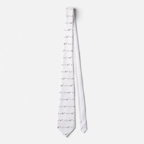 The Euler formula Neck Tie