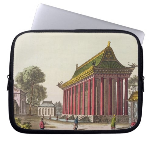 The European Palace at Yuen_Ming_Yuan illustrat Laptop Sleeve