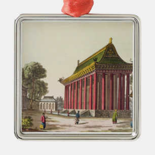 The 'European Palace' at Yuen-Ming-Yuan, illustrat Metal Ornament