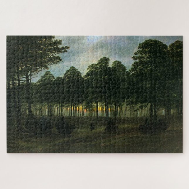 The Evening – Caspar David Friedrich Jigsaw Puzzle (Horizontal)