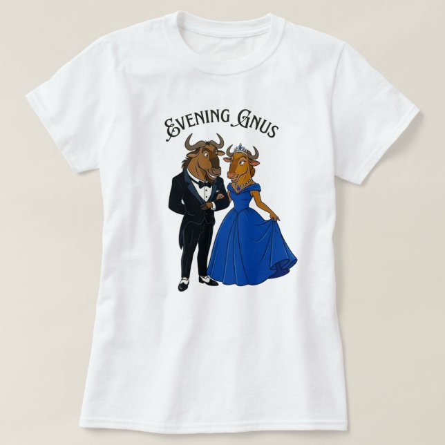 The Evening Gnus T-Shirt (Design Front)