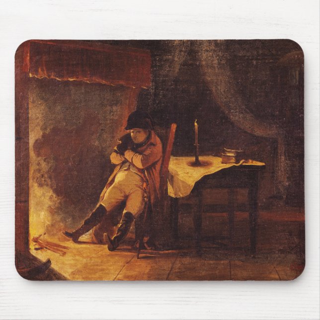 The Evening of the Battle of Champaubert, 1814 Mouse Pad (Front)