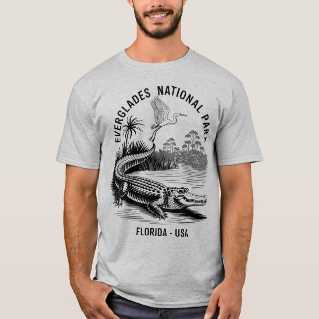 The Everglades  T-Shirt (Front)