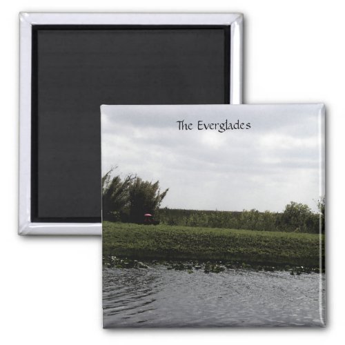 The Everglades Watercolor Magnet