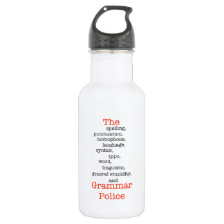 The Everything Police Stainless Steel Water Bottle
