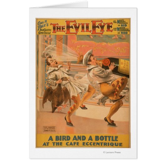 The Evil Eye "A Bird & a Bottle" Theatre Cards (Front)