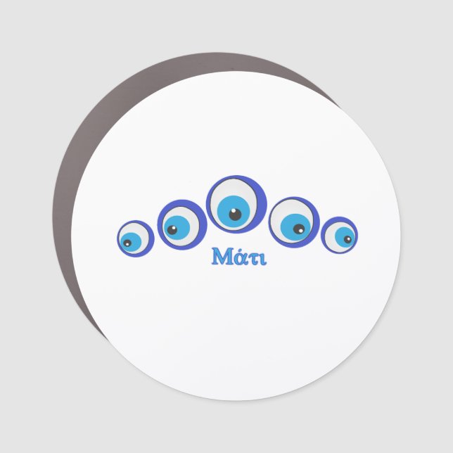 The Evil Eye Car Magnet (Front)