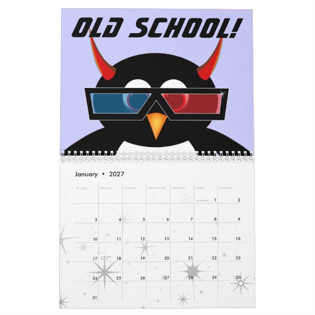 The EVIL PENGUIN™ Cartoon CALENDAR 2012 (Jan 2027)