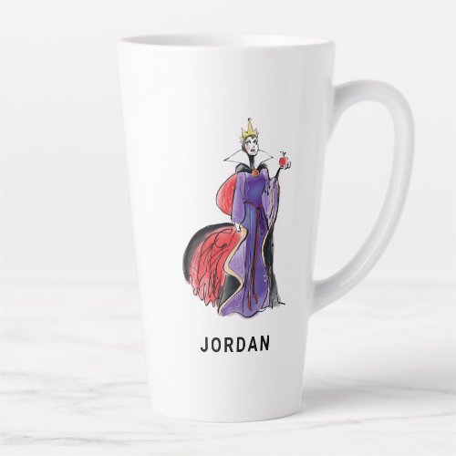 The Evil Queen  In Evil Thought Latte Mug