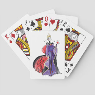The Evil Queen In Evil Thought Playing Cards