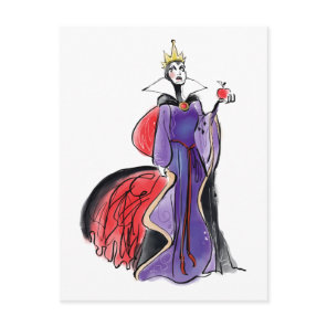 The Evil Queen | In Evil Thought Postcard