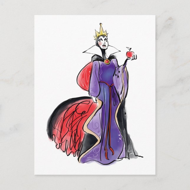 The Evil Queen | In Evil Thought Postcard (Front)