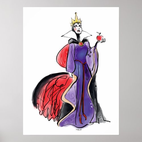 The Evil Queen  In Evil Thought Poster