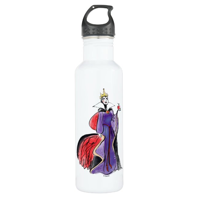 The Evil Queen | In Evil Thought Stainless Steel Water Bottle (Front)