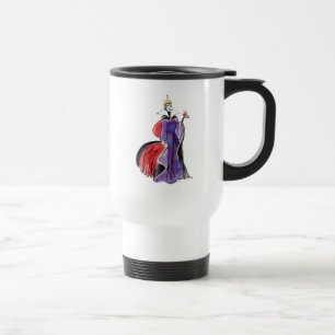 The Evil Queen In Evil Thought Travel Mug